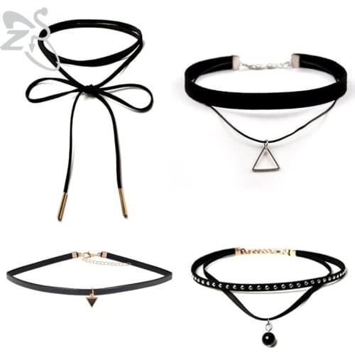 ZS Women's Velvet Chokers