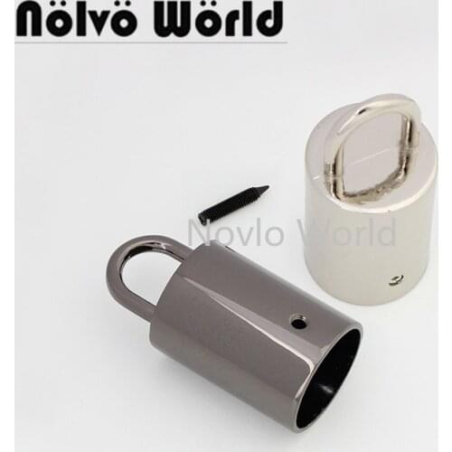 10-50 pieces 2 colors 19mm 3/4" bag purse big string ends metal cap,purse fringes cord end metal caps tassel cap ornament