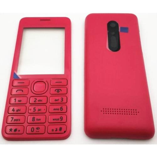 10Pcs/lot Good quality Original For Nokia Asha 206 2060 Housing Cover Door Frame + Battery Back cover+Keypad