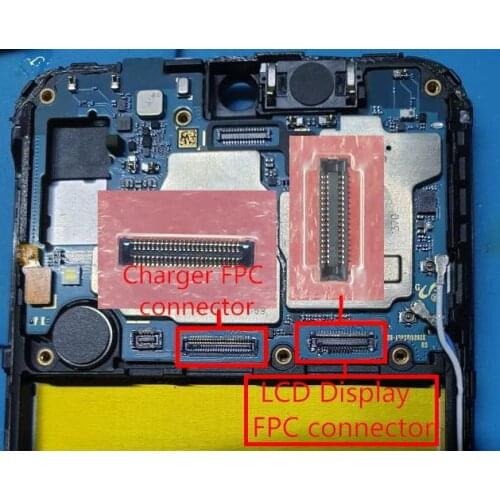 10pcs/lot Original new For Samsung Galaxy A20E LCD Display Screen / USB Charger Charging Dock FPC Connector on Board /Flex