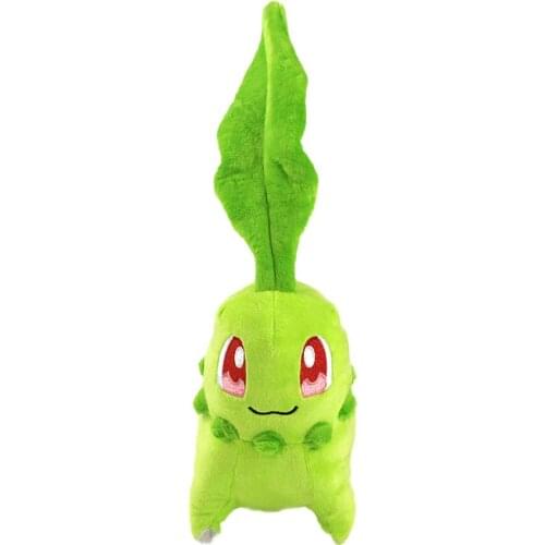 10Pcs/Lot Chikorita Plush Doll Toys Stuffed Soft Dolls 17cm Great Gift