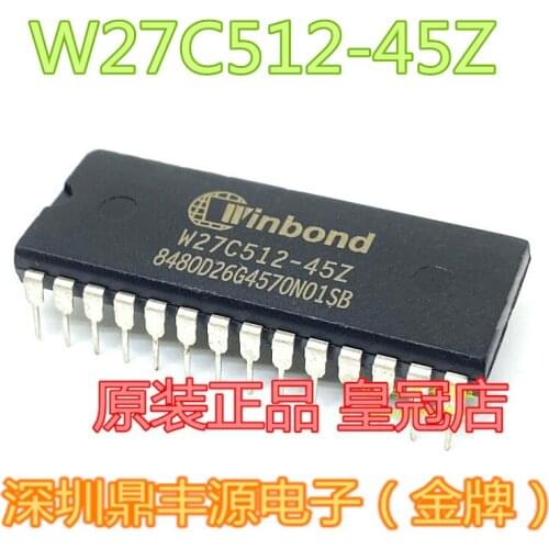 100% New&original W27C512-45Z 27C512 DIP-28 In Stock