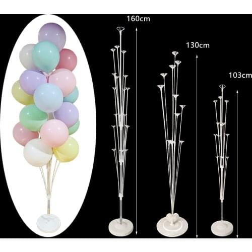 19tubes Balloons Stand Ballon Holder Column Garland Balloon Accessories Baby Shower Birthday Party Wedding Decoration Supplies