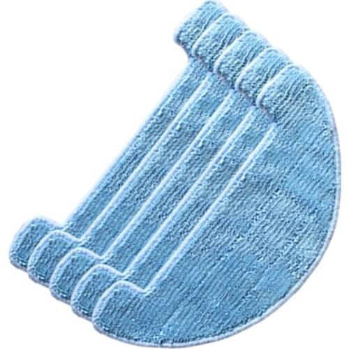 5pcs Robot Mop Cloth for Amibot Spirit H2O Robotic Vacuum Cleaner Parts Accessories Cleaning Mop Replacement