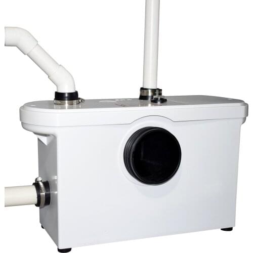 600W smart grinder macerator pump use behind of the toilet