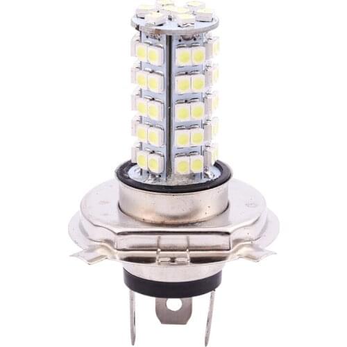 Car 68 LED SMD 3528 H4 Bulb Fog Light Lamp Headlight 310LM 12V 6500K New