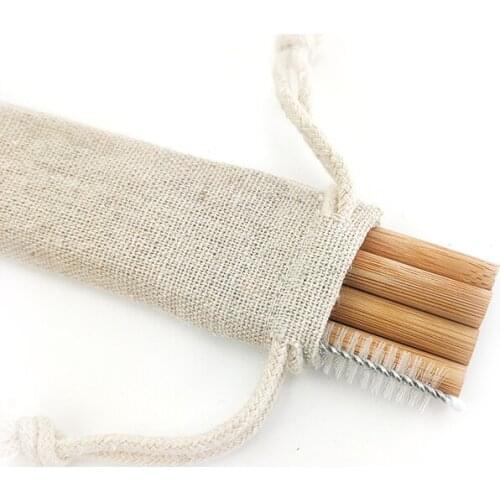 Bamboo Straw Reusable Straw Natural Wood Straws For Party Birthday Wedding Bar Tool 20cm Organic Bamboo Drinking Straws
