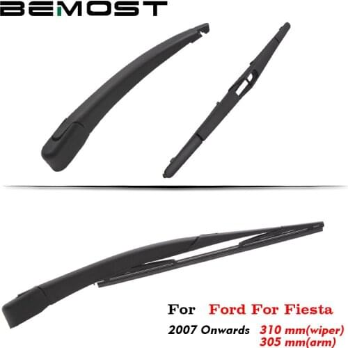 BEMOST Car Rear Wiper Arm Blade Rubber For Ford Fiesta Hatchback 2007 2008 2009 2010 2011 2012 2013 2014 2015 2016 2017 2018