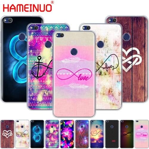 Infinity symbol mathematical large Love Nebula Cover phone Case for huawei Ascend P7 P8 P9 P10 P20 lite plus pro G9 G8 G7 2017