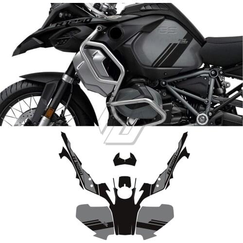 For BMW R1200GS R1250GS Adventure Triple Black 2014-2022 Motorcycle Full Graphic Decal Kit