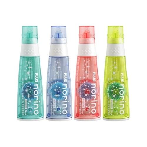 1pc PLUS Norino Scroll Double Sided Tape Journal Tool Point Type Adhesive Alteration and Correction School Office Supplie