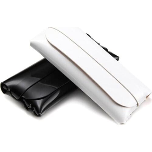 Imixlot Trendy PU Leather Glasses Case Cover Sunglasses Glasses Holder Box Eyeglasses Solid Storage Box For Eyeglass Pouch Bag