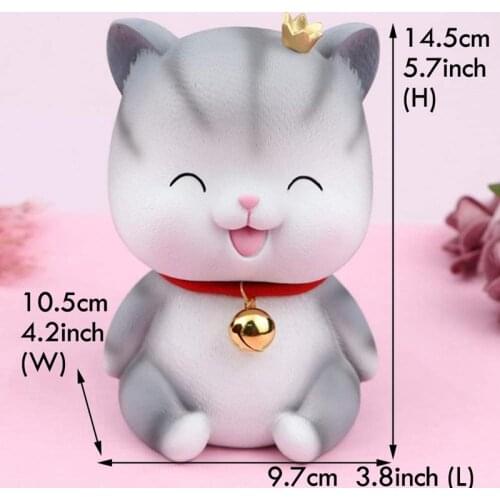 Cute Cat Decorative Saving Bank Home Decoration Coin Bank Money Piggy Bank Help Form Right Money Habits