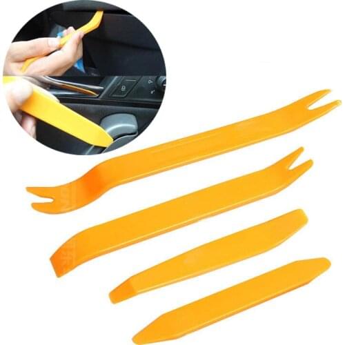 4pcs Auto Radio Panel Interior Door Clip Panel Trim Dashboard Removal Opening Tool Set DIY Car Repair Tool Kits Car Stuff