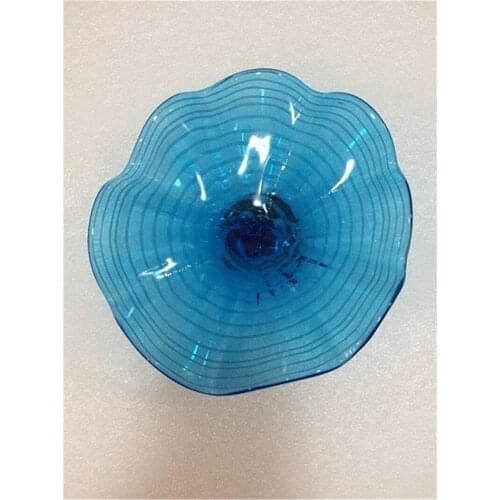 Murano Glass Wall Art 100% Handmade Blue Colored Murano Glass Wall Lamps