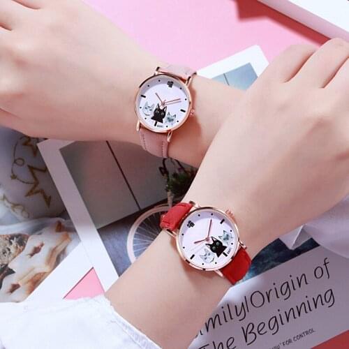 New Style Korean-Style Fashion Watch Simple Women Small Table Couples Quartz Watch Vintage Small Girl Girls Watch