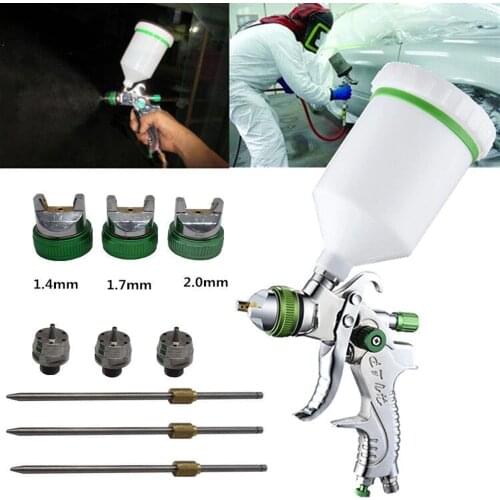 HVLP Spray Gun 1.4/1.7/2.0mm Nozzle Accessories Car Painting Tools Air Paint Spray Guns Airbrush for Painting Spraying Gun