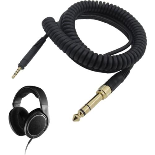Replacement Headphone Spring Cable Cord Line for Sennheiser- HD518 HD558 HD598 HD559 HD579 HD599 Headset Audio Cord Dropshipping