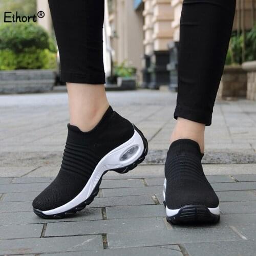 2020 Breathable Female Sneakers Comfortable Soft Women Running Shoes Outdoor Non-slip Wear-resistant Casual Sports Shoes