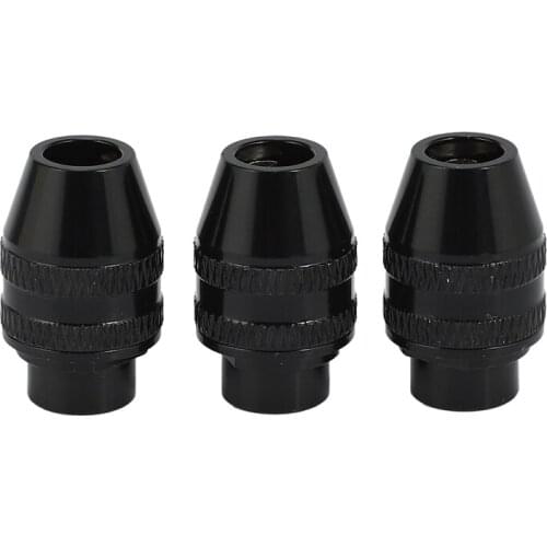 3Pcs Multi Quick Change Keyless Chuck Universal Chuck Replacement For Dremel 4486 Rotary Tools 3000 4000 7700 8200 Retail