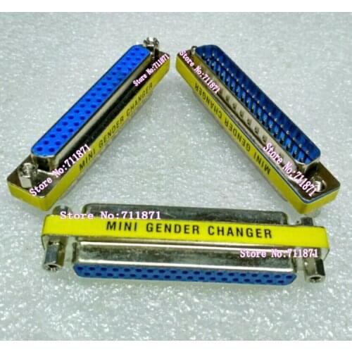 37P Male to Male DB37 Adapter 37Pins Female HDB37 Connector MiNi Gender Changer 37P Male Female DB37 Adapter 37P Extension joint