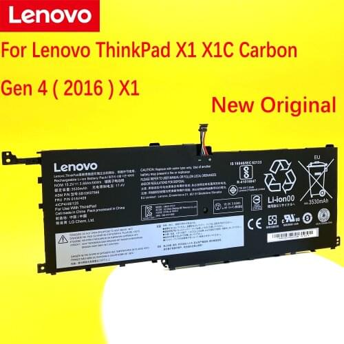 Lenovo NEW Original 00HW029 SB10F46467 For Lenovo ThinkPad X1 Carbon Gen 4 ( 2016 ) X1 Laptop Battery 01AV409 20FB-005XUS