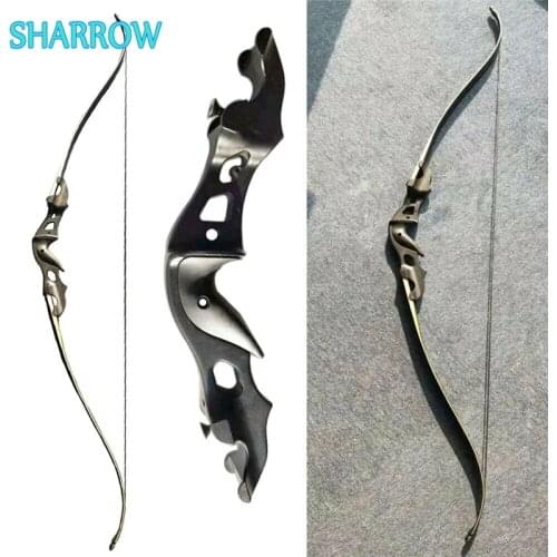 58" 20-55lbs Archery Recurve Bow Takedown Aluminum Bow Riser Right Hand Hunting Bows For Hunting Fishing Shooting Targeting