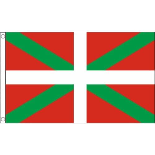 BANDERA CALIDAD NACIONAL DE Vasco 150x90cm - Tela De Alta calidad Envió Gratis