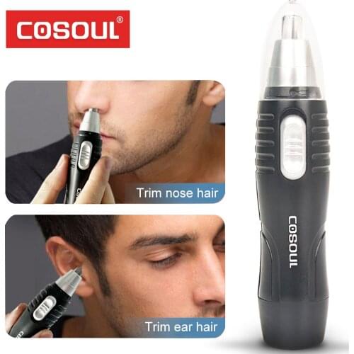Electric Nose Hair Trimmer Mini Portable Ear Trimmer for Men Nose Hair Shaver Waterproof Safe Cleaner Tool Razor Men
