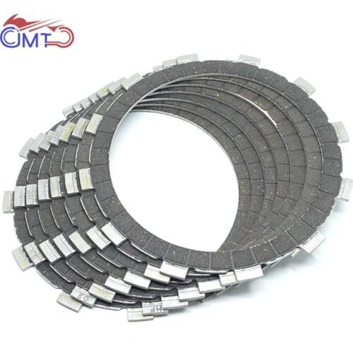 For Kawasaki VN400 Vulcan Classic 2002-2003 Drifter 2001-2002 ZR400 Zephyr X 2002-2008 Clutch Friction Disc Plate Kit 7 PCs