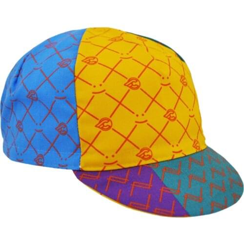Italy Top Brand Grid Polyester Cycling Cap Summer Mtb Bmx Bike Moto Outdoor Sports Necessary Sun Visor