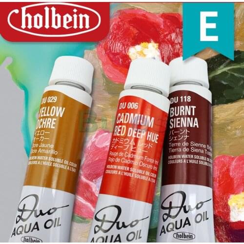Holbein Duo Aqua Oil Colors 20ml Series E, DU013 DU014 DU018 DU080 DU081 DU082, Similar To Watercolor Light Sense