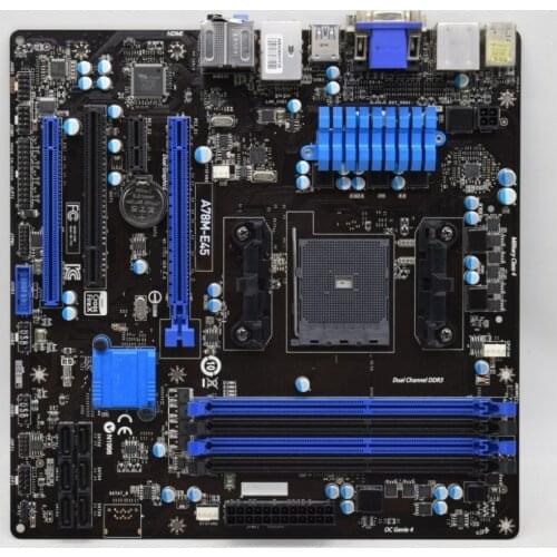 For MSI A78M-E45 FM2+/DDR3 A78 motherboard Support A8 7650K X4 860K tested OK