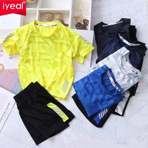 IYEAL Fashion Summer Baby Boys Clothes Set 2pcs Children Clothing Suit Bebe Kids Short Sleeve Clothes Set Baby Boys Sport Outfit