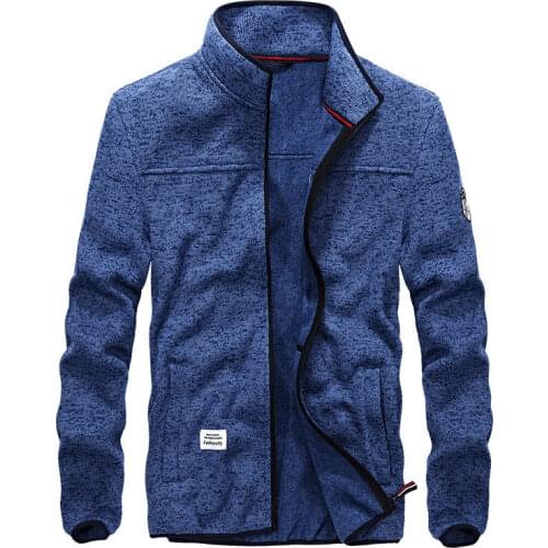 Men Spring Autumn Outdoor Sport Breathable Thin Jacket Riding Hiking Fishing Climbing Training Windproof Warm Knit Cardigan Coat