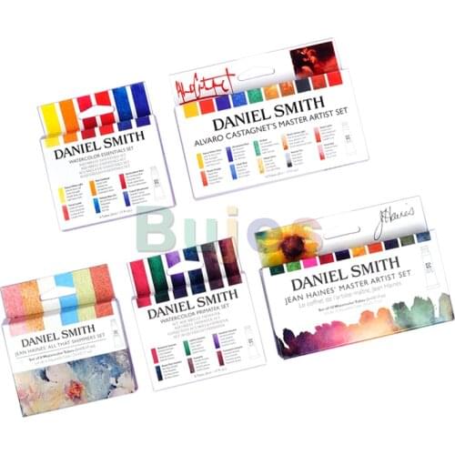 DANIEL SMITH Extra Fine Watercolor,PrimaTek set,Jean Haines' Master Artist Watercolor Paint Set,5 ml tubes