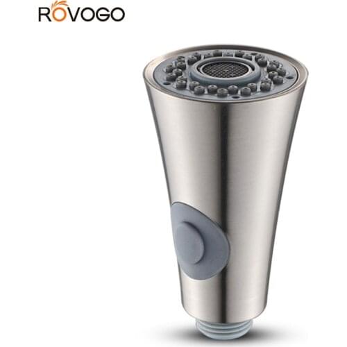 Pull Down Faucet Spray Head, Kitchen Sink Faucet Nozzle Replacement Part Faucet Head Kitchen Tap Sprayer Spout, Brushed Nickel