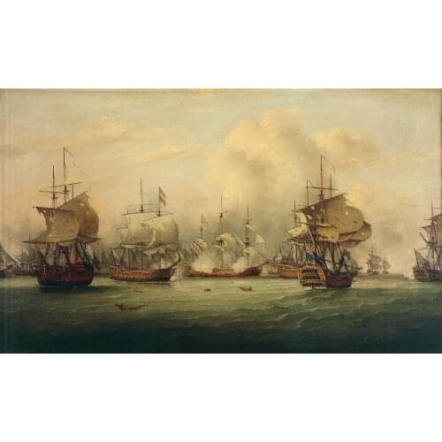 Wholesale oil painting # Battle of Dogger Bank Netherlands print oil painting on canvas -Free shipping cost--good art