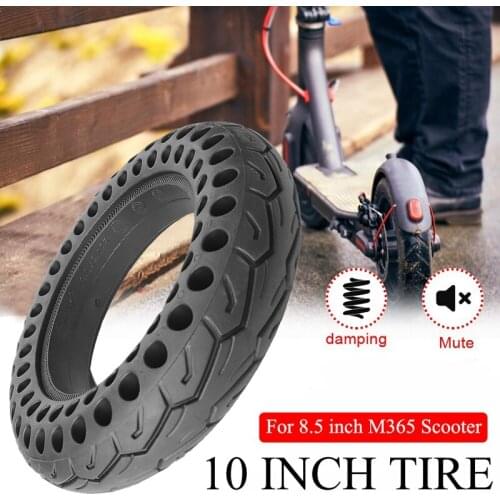 Novel-10 Inch Electric Scooter Rubber Solid Tire Durable Honeycomb Shock Solid Tires for 8.5 Inch Xiaomi M365 Pro