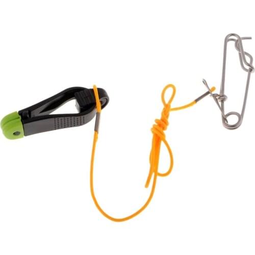 Mini Power Grip Release Clip Downrigger Release Clips with 17" Leader Planer Board Trolling Snap Fishing Accessories