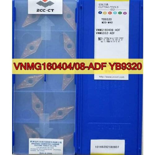 VNMG160404 VNMG160408 ADF YB9320 100% original Zcc.ct Carbide insert Processing: stainless steel