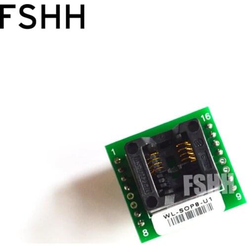 WL-SOP8-U1 Adapter for Wellon Programmer Adapter 150mil SOP8 to DIP8 Adapter IC Test Socket