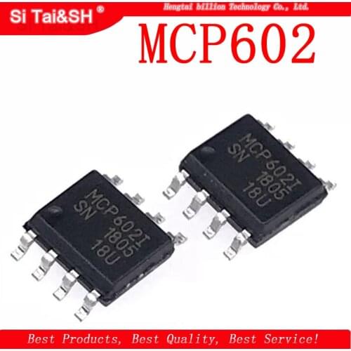 10PCS MCP602 SOP MCP602I SOP-8 MCP602-I/SN SOP8