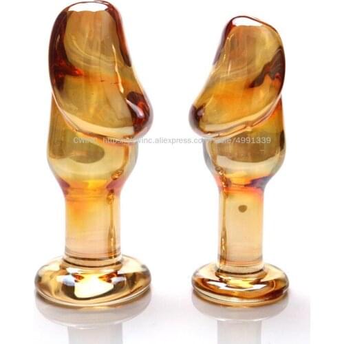 CW0205 Penis Head Shape Anal Butt Plug Male Masturabation Toys Anus