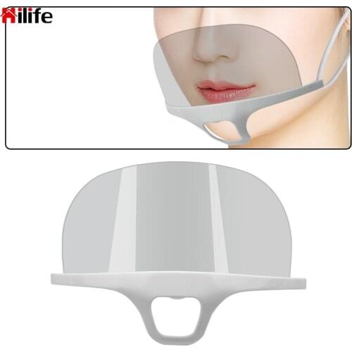 HILIFE Transparent Masks Kitchen Tool Plastic Kitchen Restaurant Masks 1 Piece Health Care Tool Permanent Anti Fog Catering Food