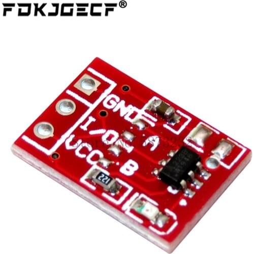 10pcs TTP223 Touch button module Self-Locking/No-Locking Capacitive switch single channel modifies sensor