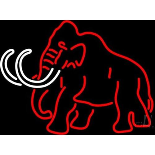 Elephant Neon Sign Neon Bulb Real Glass Tube Handcraft Recreation Store Display Arcade art DISPLAY BUSINESS Impact Attract light