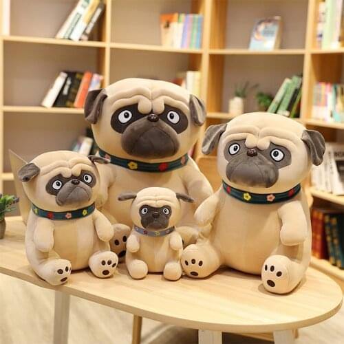 New Arrival Shar Pei Dog Plush Toy for Baby Kids Playmate Soft Stuffed Animal Dog Plush Toy Gifts for Kids Birthday