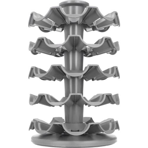 360 Degree Rotating Capsule Display Stand Coffee Pod Storage Rack Holder Household SuppliesGray