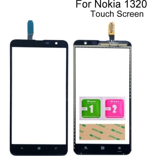 Mobile Touch Screen For Nokia Lumia 1320 N1320 Touch Screen Digitizer Front Glass Lens Panel Sensor Repair Tools 3M Glue
